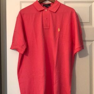 Ralph Lauren polo men’s pink short sleeve